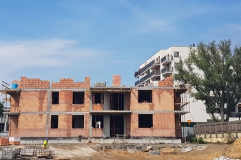 Nowe Centrum Września - budynek B1 - sierpień 2019