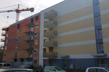 Nowe Centrum Września - budynek B1 - sierpień 2019