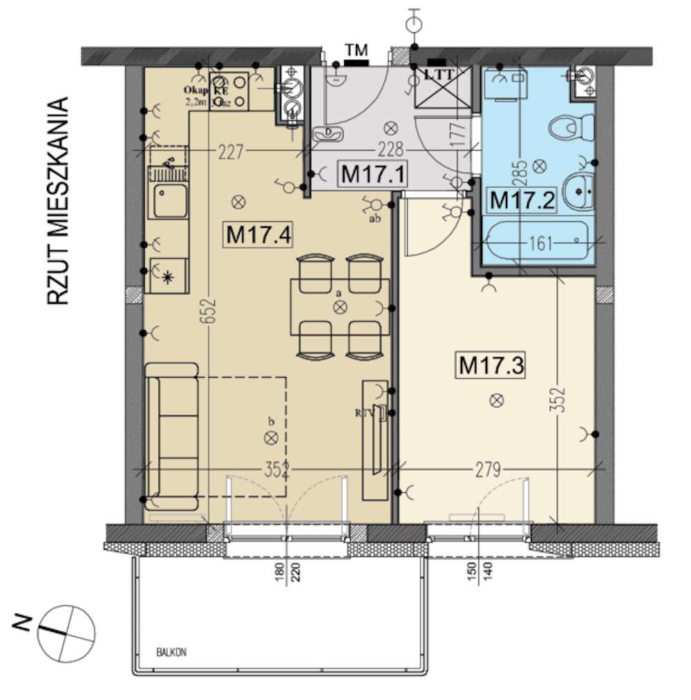 Rzut mieszkania: 17